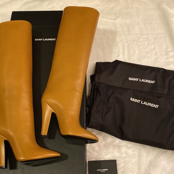 ‼️SALE‼️Saint Laurent knee high boots NIB - Picture 3 of 7